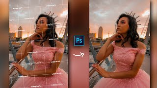 How to Remove Watermarks in Photoshop 2024  Easy Tutorial  🔥 [upl. by Pascoe6]