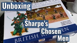 Unboxing Napoleonic British Riflemen  Sharpes Chosen Men  Wargames Atlantic  Hobby Chat [upl. by Zohara807]