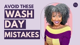 These 5 Wash Day Mistakes RUIN Your Natural Hair [upl. by Imray383]