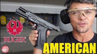 Ruger American 9mm Review ALL NEW Ruger American Pistol review [upl. by Kreegar]