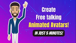 How to create talking Animated Avatars for free in just 5 mins [upl. by Atews]