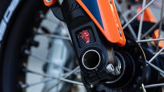 Suspension Upgrades amp More  2023 KTM 690 SMC R [upl. by Ueihtam708]