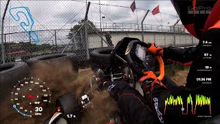 Crash Berghem Rotax Max DD2 CRG [upl. by Eimaraj]