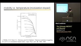 nanoHUBU Nanoscale Transistors L52 The Ultimate MOSFET and Beyond  Heterostructure FETs [upl. by Arihsaj]