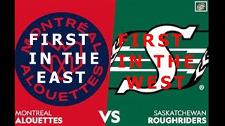 Saskatchewan Roughriders vs Montreal Alouettes thesskroughriders [upl. by Pinette]