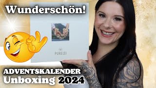 Wunderschön 🤩 Purelei ADVENTSKALENDER 2024 Unboxing Gold  Try On [upl. by Harold]