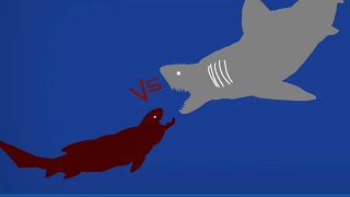 DCBA Megalodon VS Dunkleosteus [upl. by Laurette]