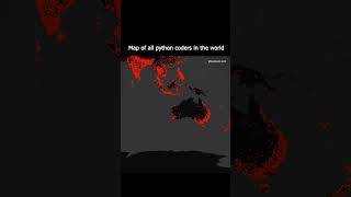 Map of all the python coders in the world [upl. by Nnelg]