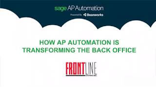 Sage AP Automation  Sage 300 Payment Automation Powered by Beanworks [upl. by Ailehs]