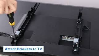 How to Install Mounting Dream UL Listed Tilt TV Wall Mount MD2268XL [upl. by Lesli662]