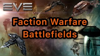 Eve Online Faction Warfare  Battlefield Overview and Fight [upl. by Kowatch]