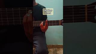 G SHARP MINOR BAR CHORD  MINOR CHORDS LESSONS  shorts guitar dailyguitar [upl. by Akeemahs]