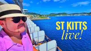 ST KITTS Nevis Sapphire Princess Cruise Bob Dingo Live [upl. by Quinn]