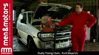 Faulty Timing Chain  Ford Maverick [upl. by Akeenahs]