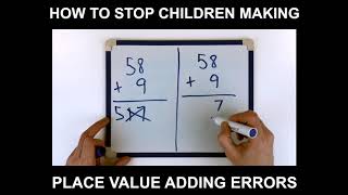 Place Value Addition Errors and how to Address Them for KS12 Maths [upl. by Gottuard719]