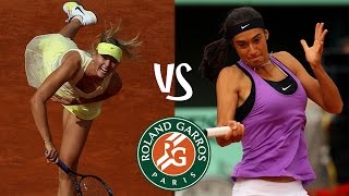 Sharapova vs Garcia  2011 Highlights [upl. by Emmie]