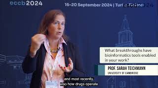 Prof Sarah Teichmann on Bioinformatics amp the Human Cell Atlas  ECCB2024 [upl. by Tonjes]