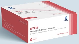 HIV P24 Antigen Rapid Test Kit Lateral chromatography [upl. by Afnin]