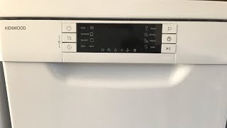 Kenwood Slimline Dishwasher Easy to Use amp Setup in black or white Perfect Size [upl. by Llenna928]