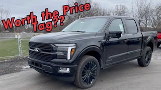 2024 Ford F150 Platinum Powerboost First impressions with Interior and Exterior overview [upl. by Enajharas]