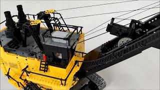 MOC LEGO Front shovel excavator RC [upl. by Anirbac]