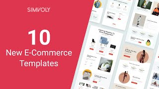 10 New ECommerce Templates To Start Your Online Store [upl. by Laeria]