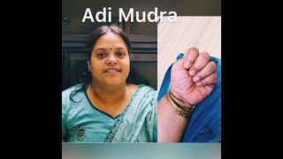 Adi Mudra  Mudra to improve lung capacity Tamil  Kadambari Murugan [upl. by Bratton]