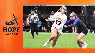 Hope vs Kalamazoo  Womens Lacrosse 42923  NCAA D3 Lacrosse  MIAA Lacrosse [upl. by Edythe46]