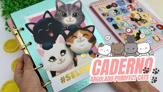 CADERNO ARGOLADO FOFINHO PURRFECT CATS TILIBRA [upl. by Letsyrk]