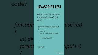 Javascript Test [upl. by Darcy814]