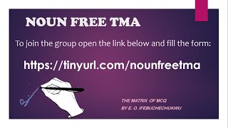 NOUN Free TMA Secret 02 [upl. by Anaiek]