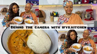 BEHIND THE SCENES  A FUN DAY WITH IFYS KITCHEN  COOKING WITH IFYS KITCHEN 😍🤩 [upl. by Ahsiei]