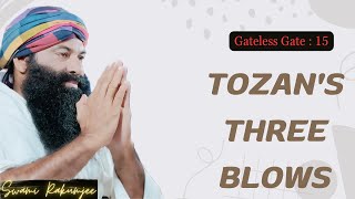 Zen story Gateless Gate  15  Tozans Three Blows by Swami Rakumjee 1378th [upl. by Welford787]