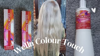 🔴 WELLA COLOR TOUCH 1081 i 106 Tonowanie Włosów Blond w Domu  Jak Tonuję Włosy Blond [upl. by Joashus]