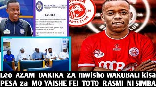 Jeuri YA PESA ZA MO Zamleta FEI TOTO SIMBA RASMI HII NI BALAÀ MASHABIKI SASA MAMBO SAFI WAFURAHI [upl. by Maitilde305]