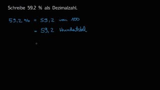 Prozentzahlen in Dezimalzahlen umwandeln [upl. by Ewnihc]