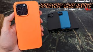 iPhone 15 Pro Max rhinoshield SolidSuit case Review [upl. by Tegan]