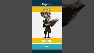 🇬🇧🇸🇰 poet  básnik  vocabulary builder  learn English  naučme sa anglicky [upl. by Eniamert]