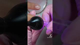 Encapsulated flower nails capcut naildesigns naill nailart nailtech [upl. by Eicak]