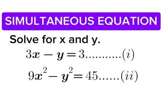 How to solve simultaneous equation solve for X and Y simultaneous maths equations [upl. by Elgar]