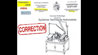 concours prepa tunisie 2019 matiere Automatique [upl. by Arne]