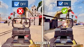 How To Improve Aim Accuracy In Call Of Duty Mobile  10 Best Settings To Improve Aim In Cod Mobile [upl. by Enair]