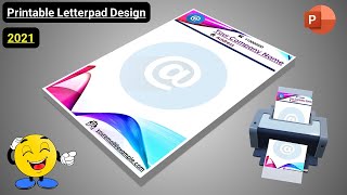 Best Videos How to Make a Letterhead in PowerPoint  लेटरहेड कैसे बनाए  Letterhead kaise banaye [upl. by Noyart]