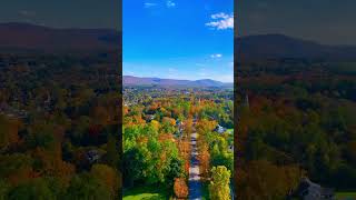 New England Autumn leaves 2023 peak fall colors in Vermont [upl. by Cleo451]