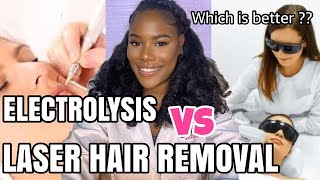 Laser Hair Removal vs Electrolysis  Which is better  Pros amp Cons [upl. by Anuhsal]