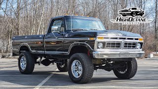 Coal Rollin Cummins Powered 1977 Ford F250 Walkaround w Steve Magnante  Coldstart POV Drive [upl. by Anin]