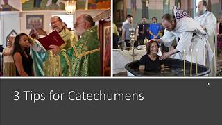 3 Tips for Catechumens [upl. by Shanon898]