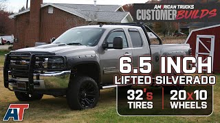 65quot Lifted Silverado 1500 with Fuel Wheels amp 18mm Offset  AmericanTrucks Customer Builds [upl. by Reilly134]