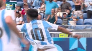 Thiago Almada Amazing Goal Ukraine vs Argentina U23 01 Goals and Extended Highlights [upl. by Enail718]