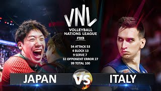 Japan vs Italy  Bronze Medal Match  Mens VNL 2023 [upl. by Danuloff]